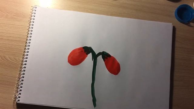 Рисование «Клубника» ( младший возраст) смотреть онлайн