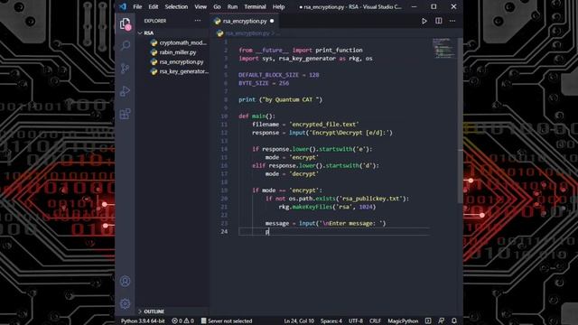 Python ile RSA Şifrelemesi Kodlama смотреть онлайн