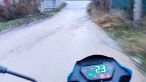 ПОКАТУШКИ НА МОПЕДЕ АЛЬФА RS11 В СЫРУЮ ПОГОДУ - НЕ ЖАЛКО?