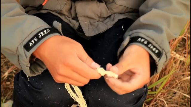 野外生存使用植物纤维编织繩子方法，看了恍然大悟 survival braided rope смотреть онлайн
