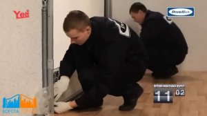Монтаж гаражных секционных ворот DoorHan Yett 01