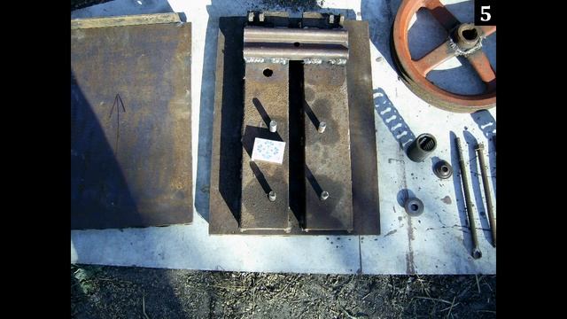 Дробилка щековая самодельная + детализация (часть 1). Homemade jaw crusher. Part 1.