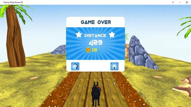 Playing Subway Ninja Runner 3D смотреть онлайн