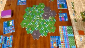 Самодельная настольная игра. Настольная стратегия Герои меча и магии. Тестовая игра на троих.