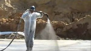 Оборудование Технопрок Б-21. Жидкая резина гидроизоляция фундамента