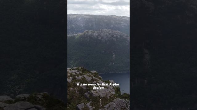 Exploring Preikestolen, Norway's Iconic Rock Formation #shorts #travel