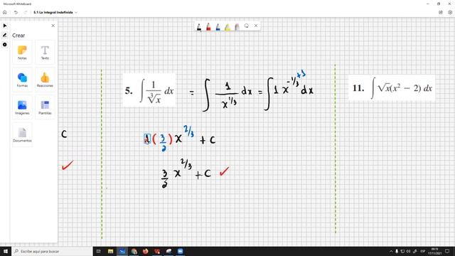 Cálculo I 7:00 y 9:00 #20 5.1 Integral indefinida. смотреть онлайн