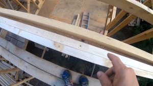 монтаж опоры свесов фронтонных стен. делаем верно