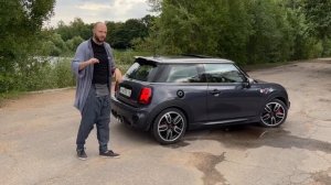 Mini 2021 Cooper JCW. Hatch 3 двери. John Cooper Works. На выхлопе мини джон купер воркс PRO.
