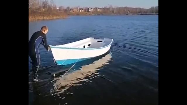 Первые испытания лодки построенной по проекту Argie15 смотреть онлайн