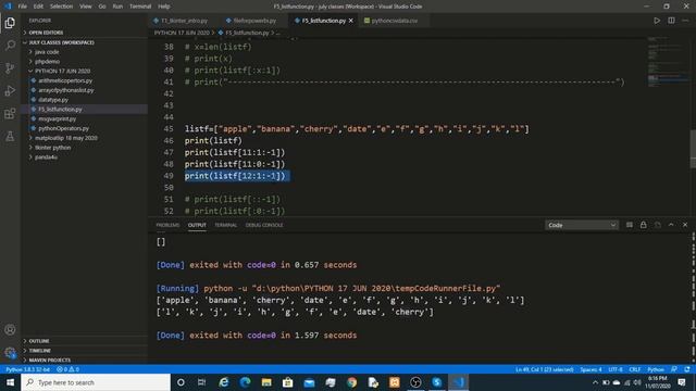 PY5 | PYTHON | PYTHON LIST DATA TYPE AND FUNCTIONS part-2