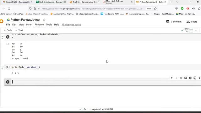 Python Pandas Kya hai - Pandas Basics Introduction and Pandas Series  - Hindi Class Recording