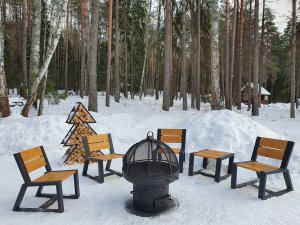 Обзор набора мебели с костровой чашей от ARMAchair.ru