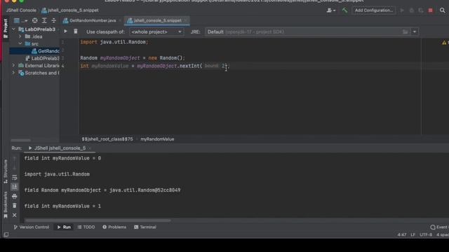 Practical Java: Random Numbers