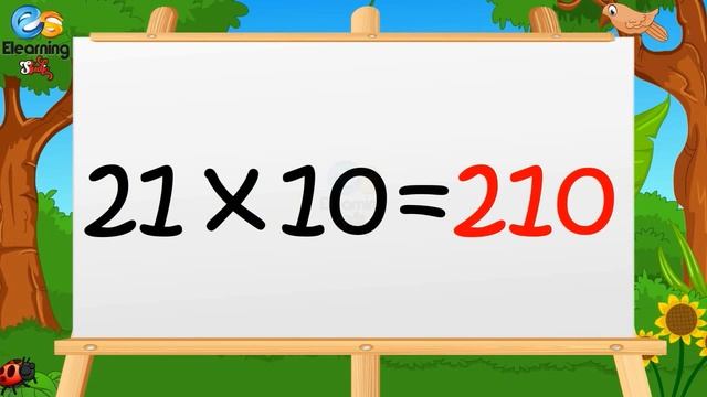 Table of 21 | Learn Multiplication Table of Twenty one | Tables for kids | Elearningstudio смотреть онлайн