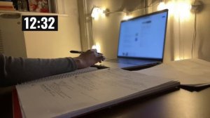 Study with me - 25 minutes, 5 minute break, with focus music - pomodoro