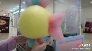 Как делать фигурки из сахарной ваты