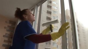 Как профессионально моются окна