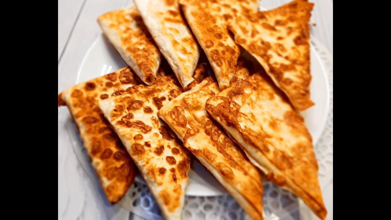 Завтрак из лаваша и фарша