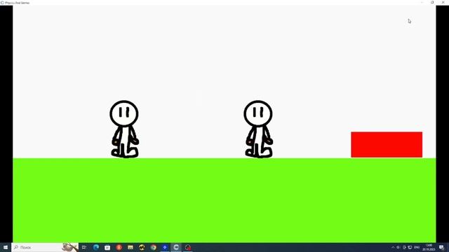 разработка игры Physics And Games,часть 1.Тестировал игру и вдруг я у видел армию Челиков. смотреть онлайн