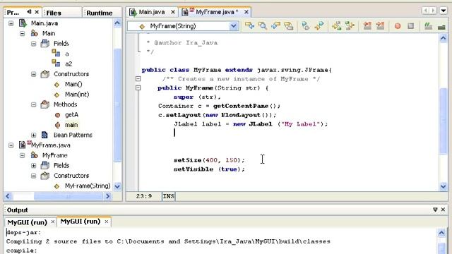 Работаем с GUI. Метки. Урок 133 смотреть онлайн