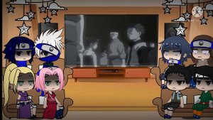 naruto friends react to evil naruto | part 2 | my au | gacha club | the king is back