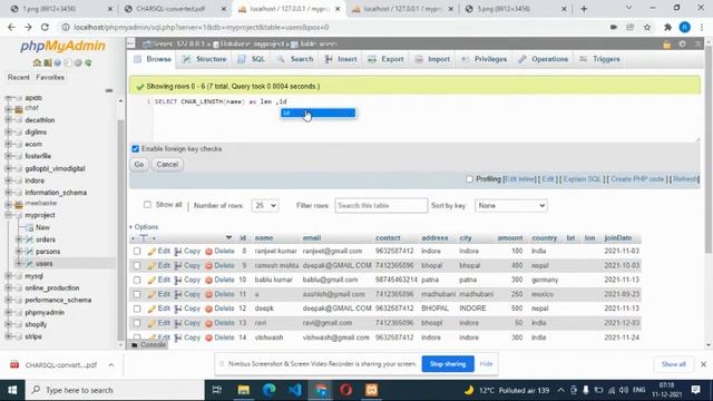 MySQL CHAR_LENGTH() Functions Tutorial in Hindi смотреть онлайн