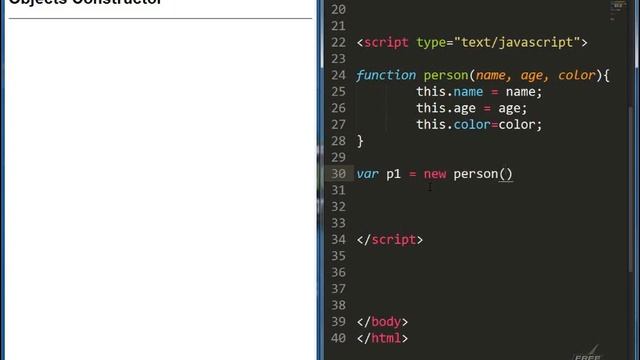 12 How to create Objects Constructor in JavaScript in Urdu