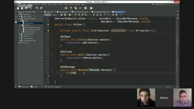 Websockets con Java - Creando un chat básico смотреть онлайн