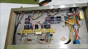 Обзор монтажа и компонентов однотактного усилителя на лампах 6Ф3П и 6Н1П