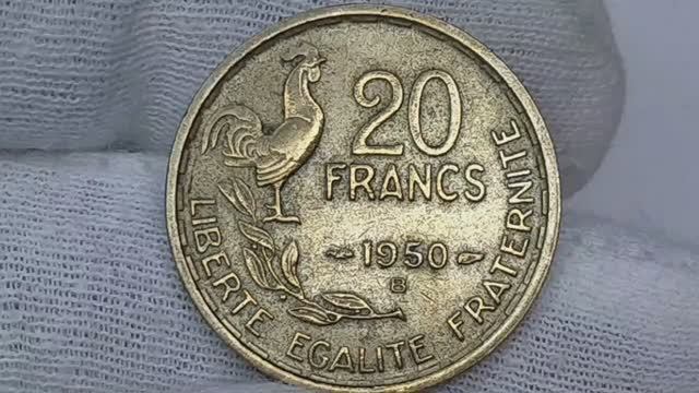 20 франков 1950 года. Франция
