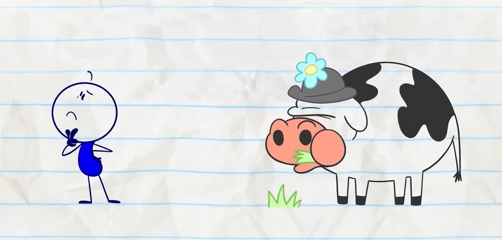 Несмутимая коровка  # 297★ Нарисованный мультфильм ★ Pencilma