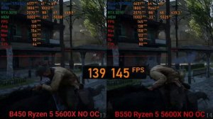 5600x b450 vs b550 (NO OC)