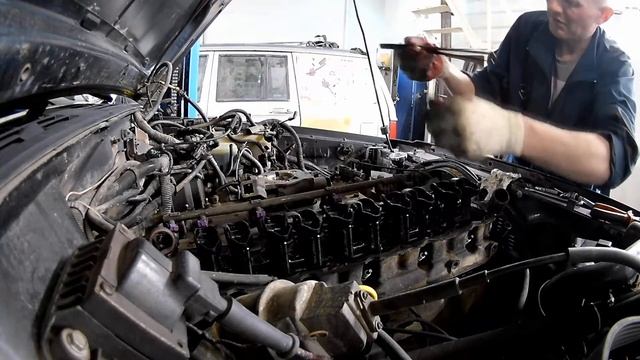 Промывка ДВС Димексидом. Замена Прокладки ГБЦ. Джип Чероки XJ Вагонер. смотреть онлайн