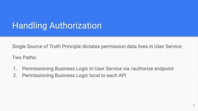 Authentication & Authorization in Microservice Architectures смотреть онлайн