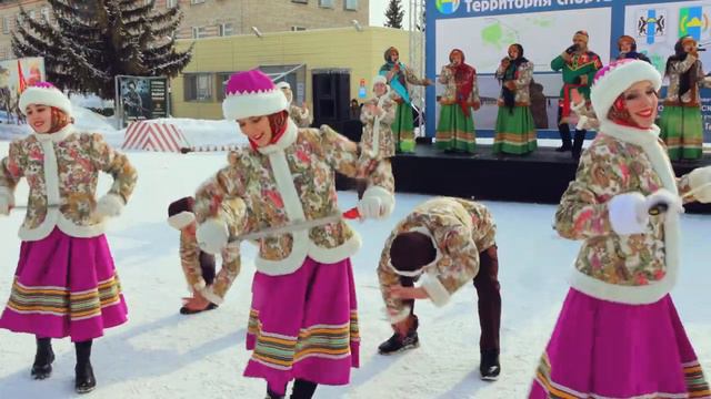 "Верхтулинка, постановка "Русь" (открытие лыжного перехода Сенчанка - Шиловский полигон 02.03.2024)