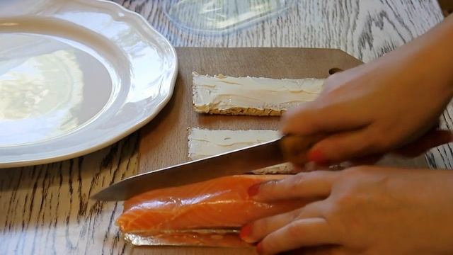 БУТЕРБРОД - ТЕМА. ШИКАРНАЯ ЗАКУСКА С КРАСНОЙ РЫБОЙ ЗА 15 МИНУТ смотреть онлайн