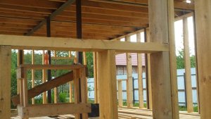 Каркас металлический разборный для каркасного дома