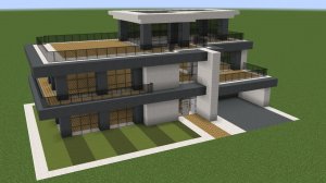 Майнкрафт - Как построить современный дом 71. Minecraft