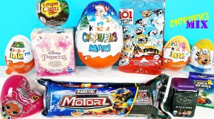 СЮРПРИЗ MIX! Тачки Micro Motorz, Куклы LOL, Три кота, ЛЕНТА, Машинки,Disney Unboxing Kinder Surprise