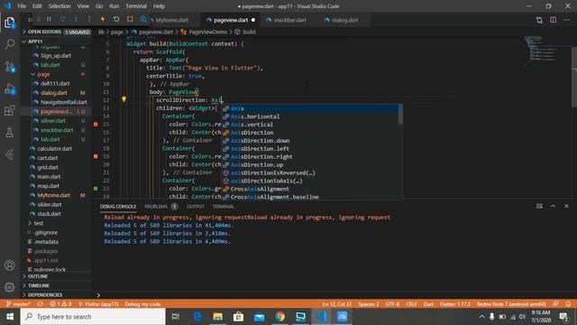 Learn Flutter In Nepali Part- 32 Page View