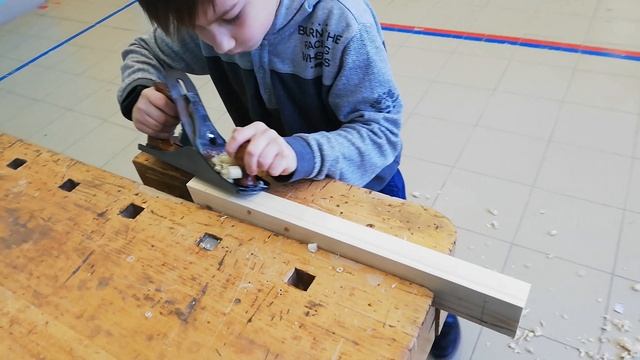 строгание бруска