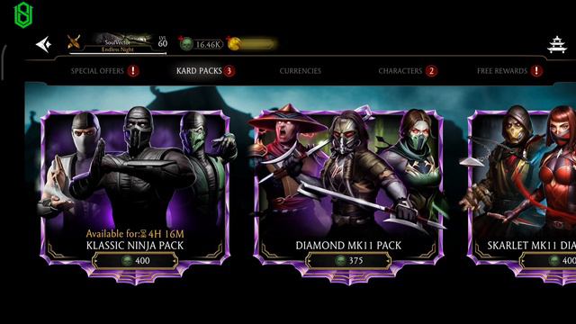 MK Mobile. Klassic Ninja Pack Huge Opening. I Spend 12000 Souls.
