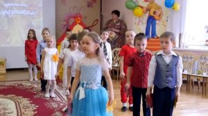 Выход детей и Танец с листьями на Осеннем утреннике. Подготовительная группа. Муз рук. Е. Рабская