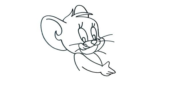 HOW TO DRAW TOM AND JERRY - HOW TO DRAW JERRY EASY STEP BY STEP - DRAWING JERRY смотреть онлайн