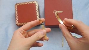 Comparison of Real vs. Fake Cartier Love Bracelet