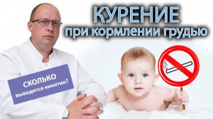 ? Курение при ГВ: сколько выводится никотин из грудного молока ?