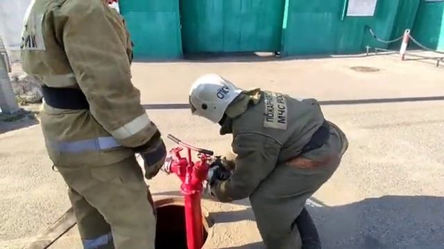 Установка АЦ на гидрант смотреть онлайн