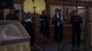 Д. Яичков. "Достойно есть" (Афонское). Хор Храма свт. Петра митрополита Московского на Ульянке, СПб