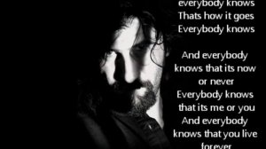 leonard cohen - everybody knows